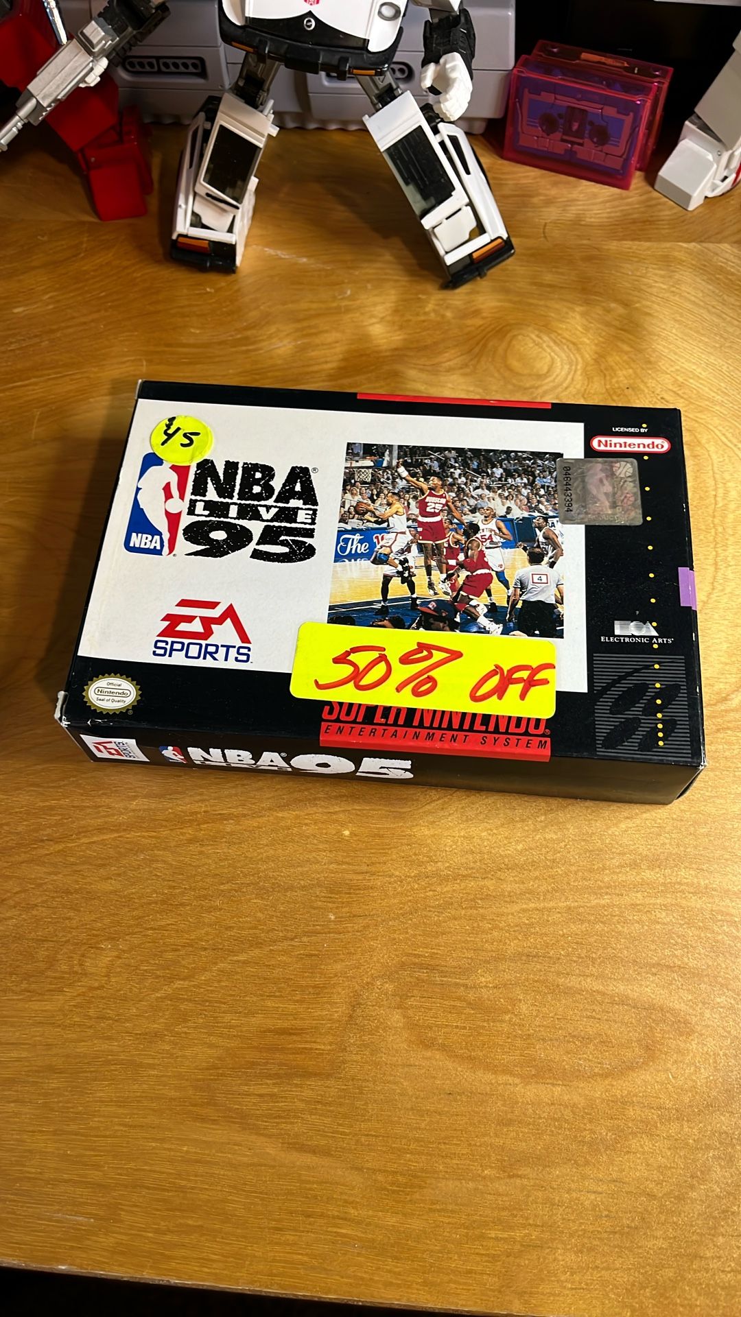 Super Nintendo / SNES - NBA Live 95