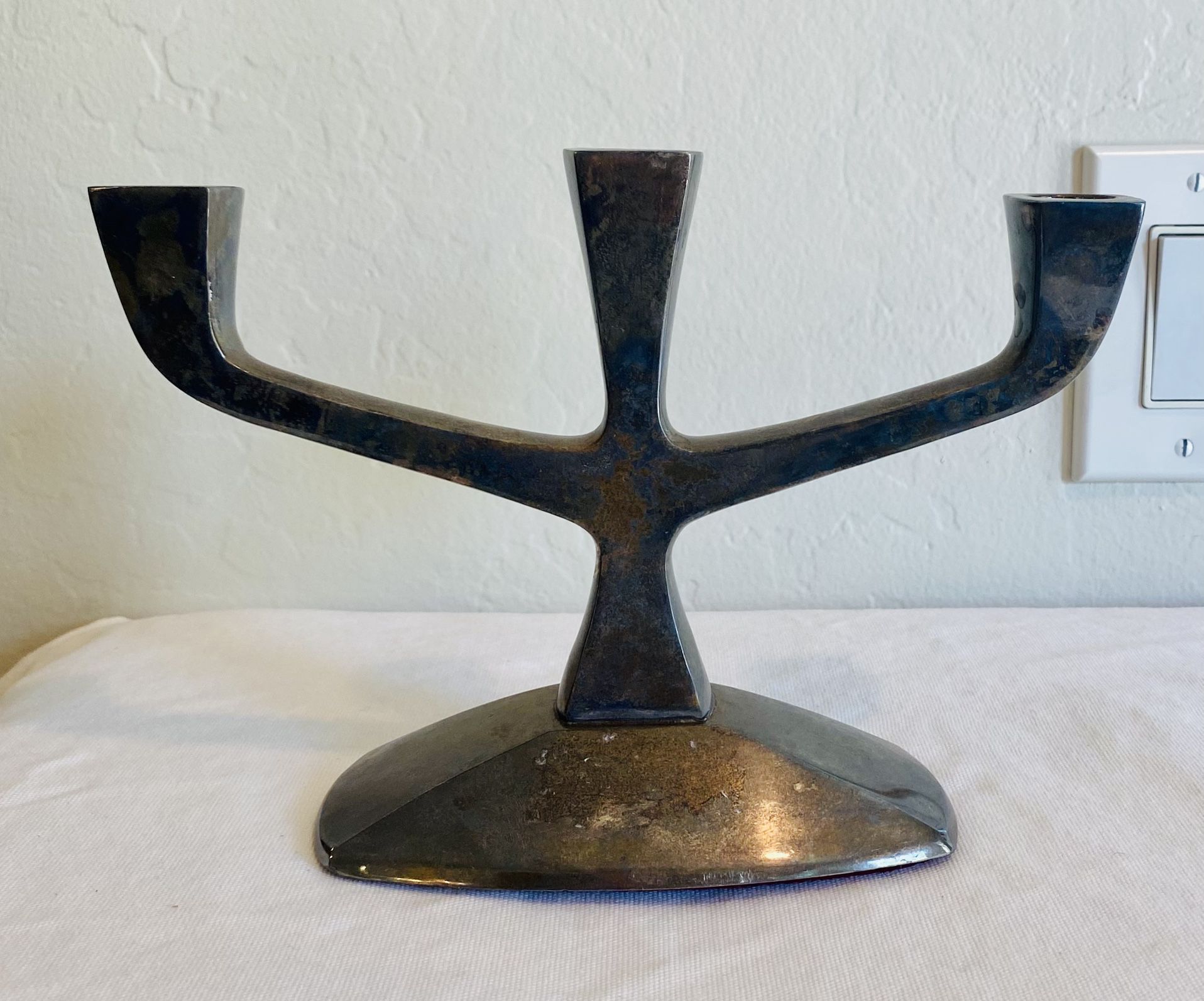 Italian Brutalist Candlestick From 60's vintage