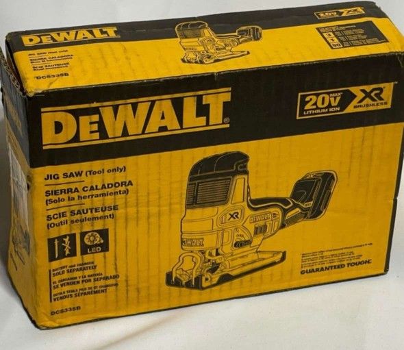 Dewalt New Jig Saw XR Brushless