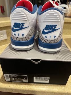 True Blue 3s Jordans