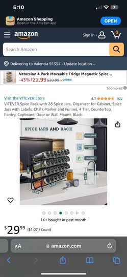 Spice Rack Organizer 