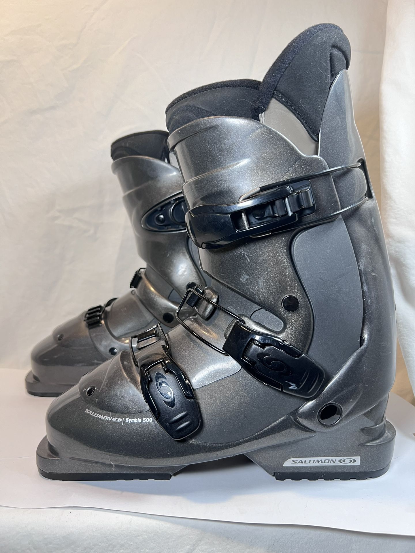 Salomon Symbio 500 Adult Ski Boots - Size 8 / Mondo 26 Pre Owned EUC