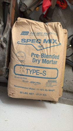 Pre-blended dry Mortar