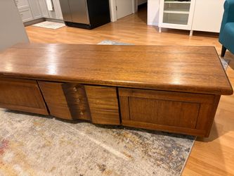 Walnut MCM Console/Bench