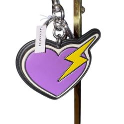 Coach Electric Heart Charm 