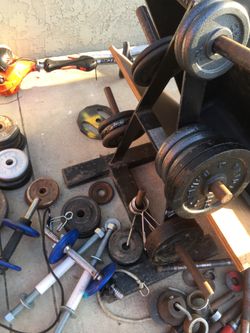 Weights and dumbbells 1”