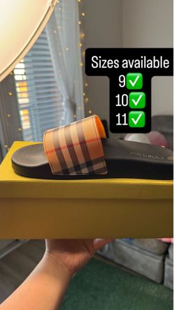 Burberry slides