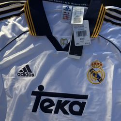 adidas Real Madrid Mens 99/00 Home Jersey