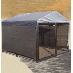 Dog Kennel 10x10  Steel With Weather Guard 