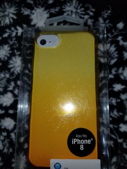 NEW yellow/clear gel case for IPhone