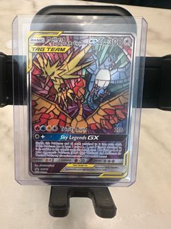 Moltres & Zapdos & Articuno GX SM210 Holo Sun & Moon Promo Pokémon Card