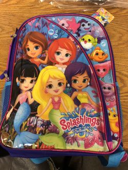 Splashlings Kids Backpack Brand New
