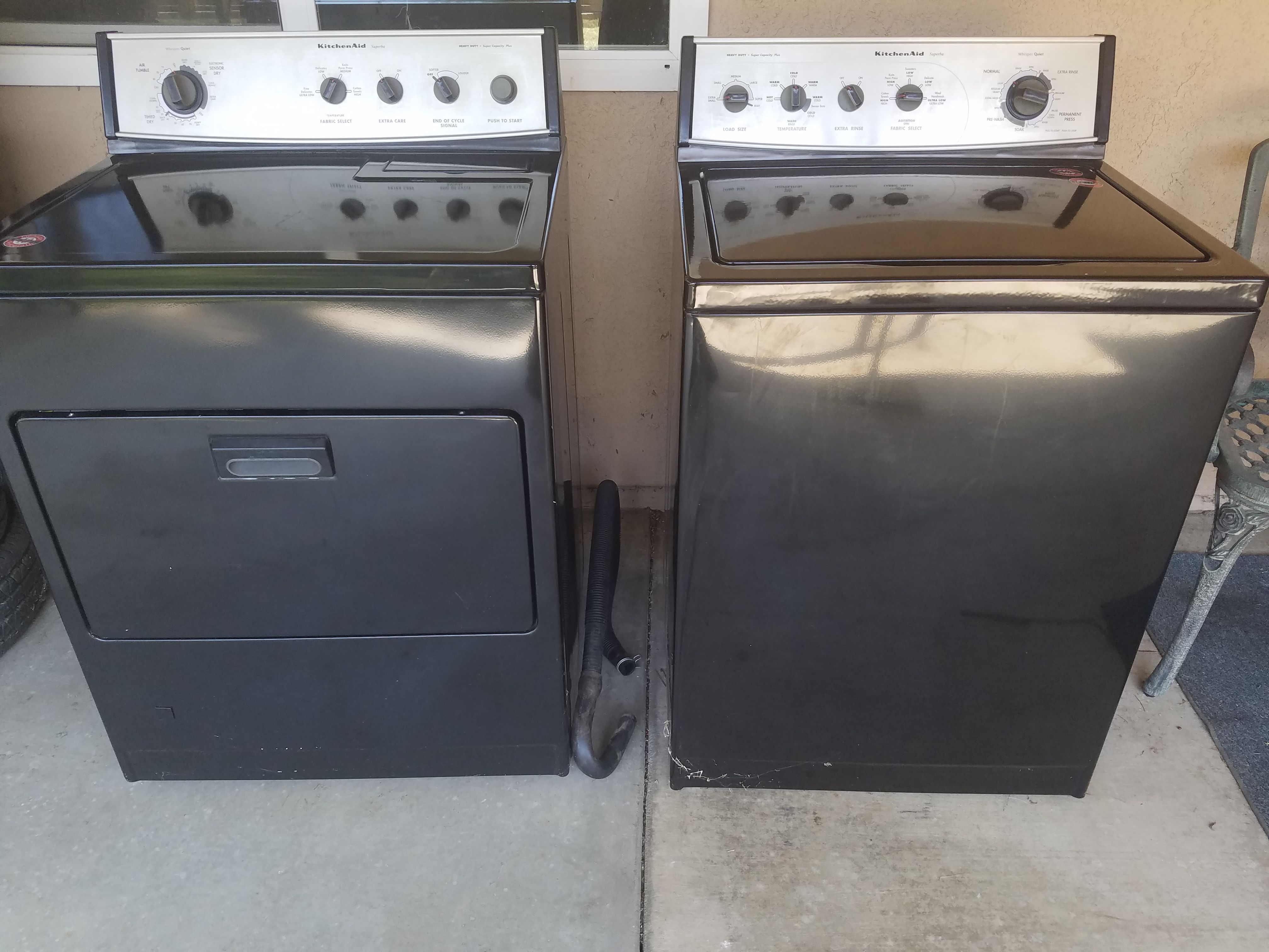 KitchenAid Washer and Gas Dryer