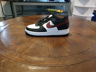 Nike Air Force 1 Low 'Black White Dark Team Red'