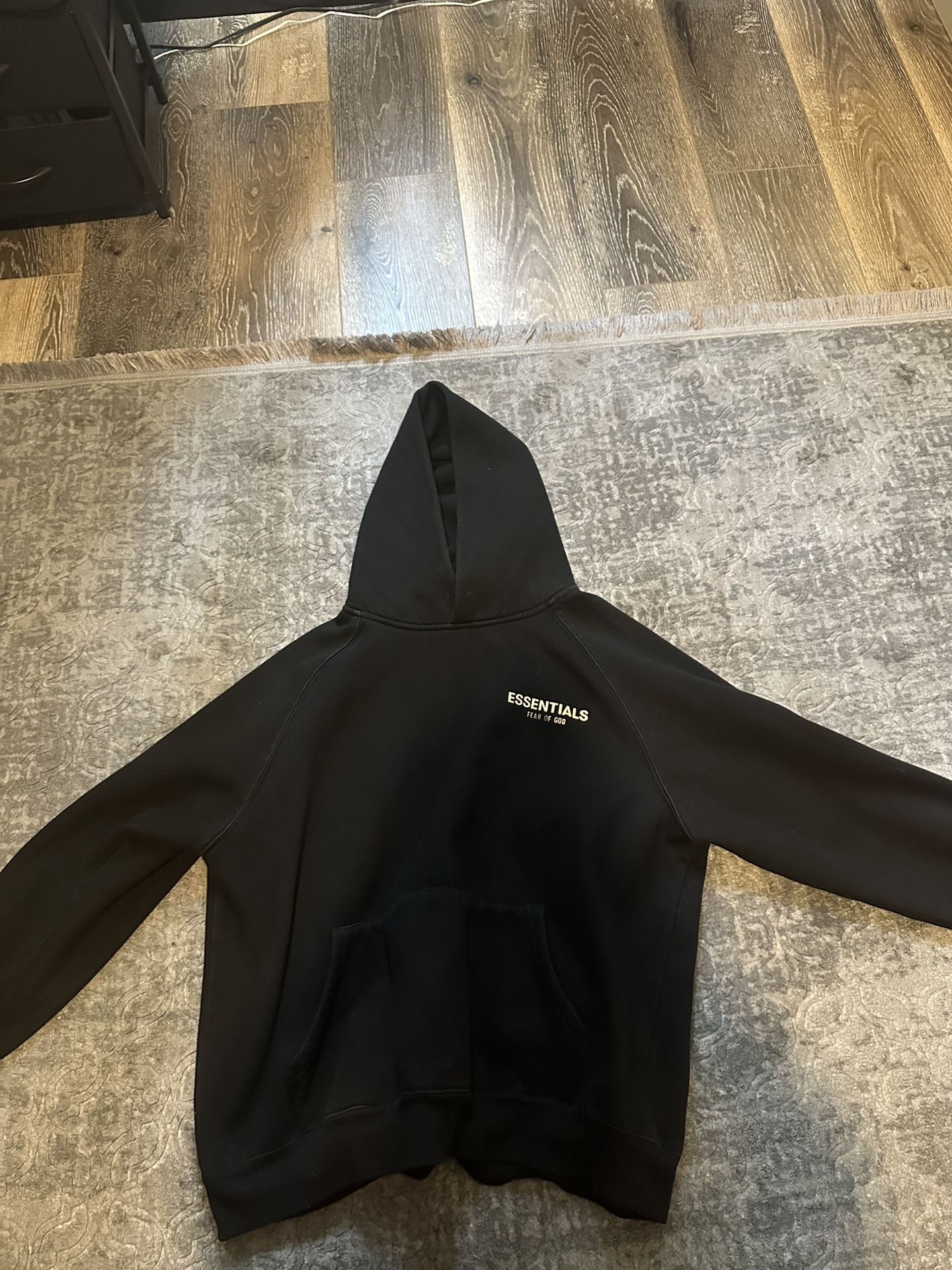 Black Essentials Hoodie