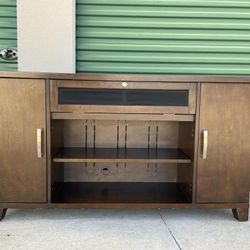 Beautiful Dark Mocha TV Stand 60x16x33 
