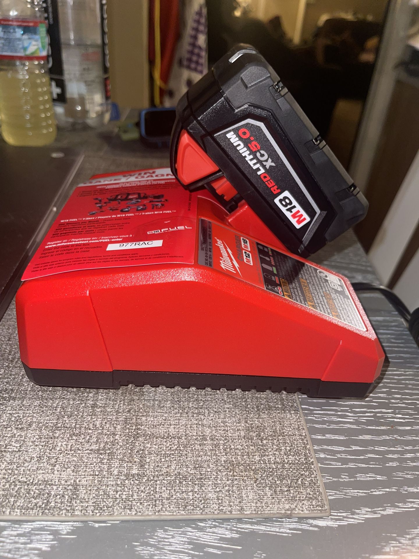 New Milwaukee Battery 5.0 And Charger 