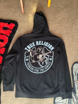 True Religion Black Graphic Hoodie
