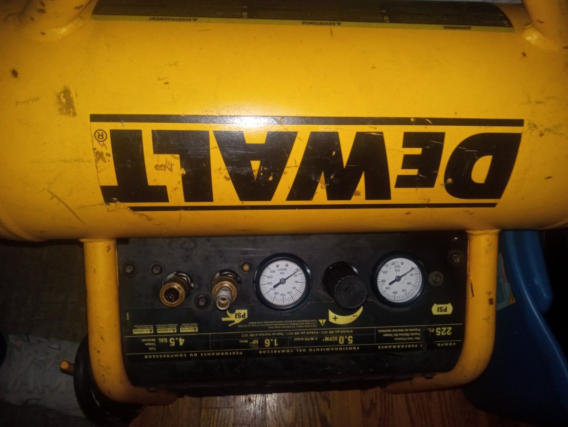 DeWalt 225#air Compressor Working Great..$150