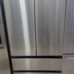 SALE!! Refrigerator Samsung 4 Doors New Model Open Box No Scratch Or Dent 36” Inches Wide 