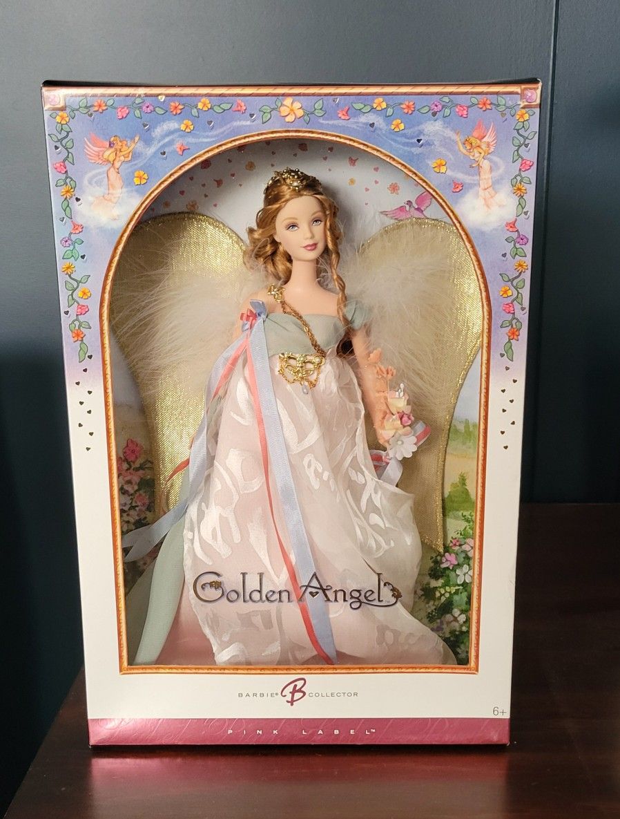 Barbie - Golden Angel 2006 Barbie Collector Pink Label Mattel # J9187