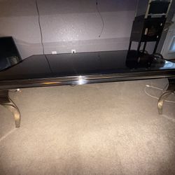 BLACK and SILVER coffee Table 