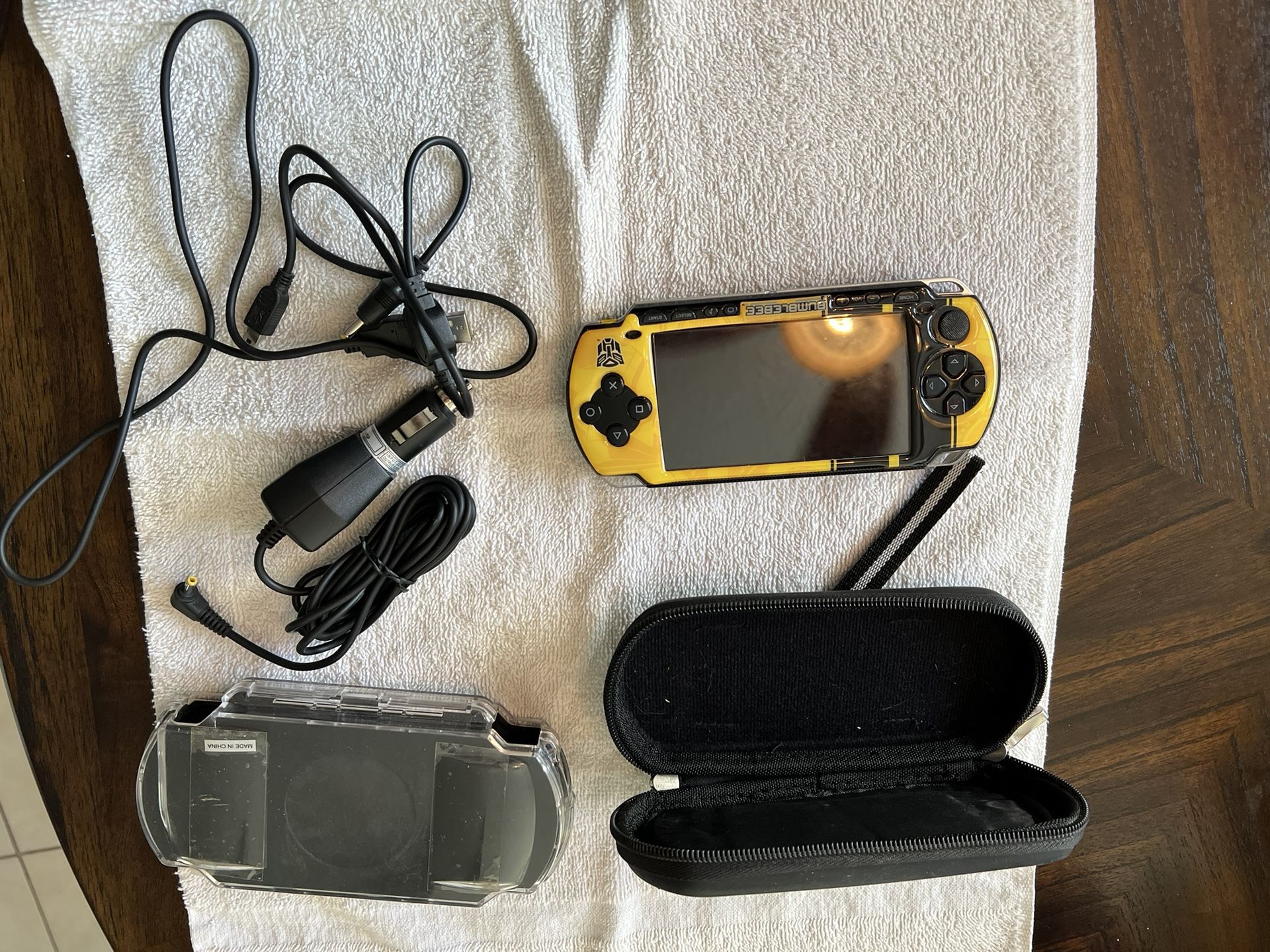 Sony PSP With Protective Case And Carrying Case With 7 Games And 4 Movies