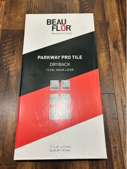 COMMERCIAL LVP 12” By 24” GLUE DOWN $1 PER SQUARE FOOT