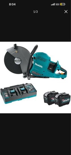 Makita power cutter. Cement grinder, concrete cutter