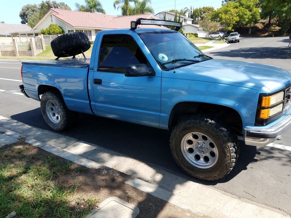 97 chevrolet cheyenne single cab pick up truck