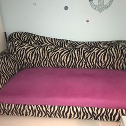 Custom Made zebra Lounge couch 