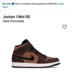 Jordan 1 Se Dark Chocolate 