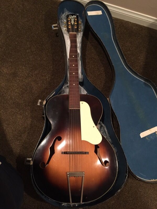 1940's Silvertone Archtop Acoustic Guitar