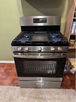Estufa GE Stainless Steel 5 Quemadores