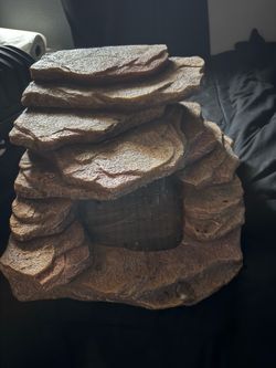 Reptile Rock Hide Cave Terrarium Decoration