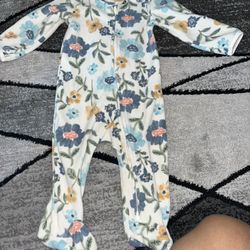 Carters Fleece Footie’s 6-9m