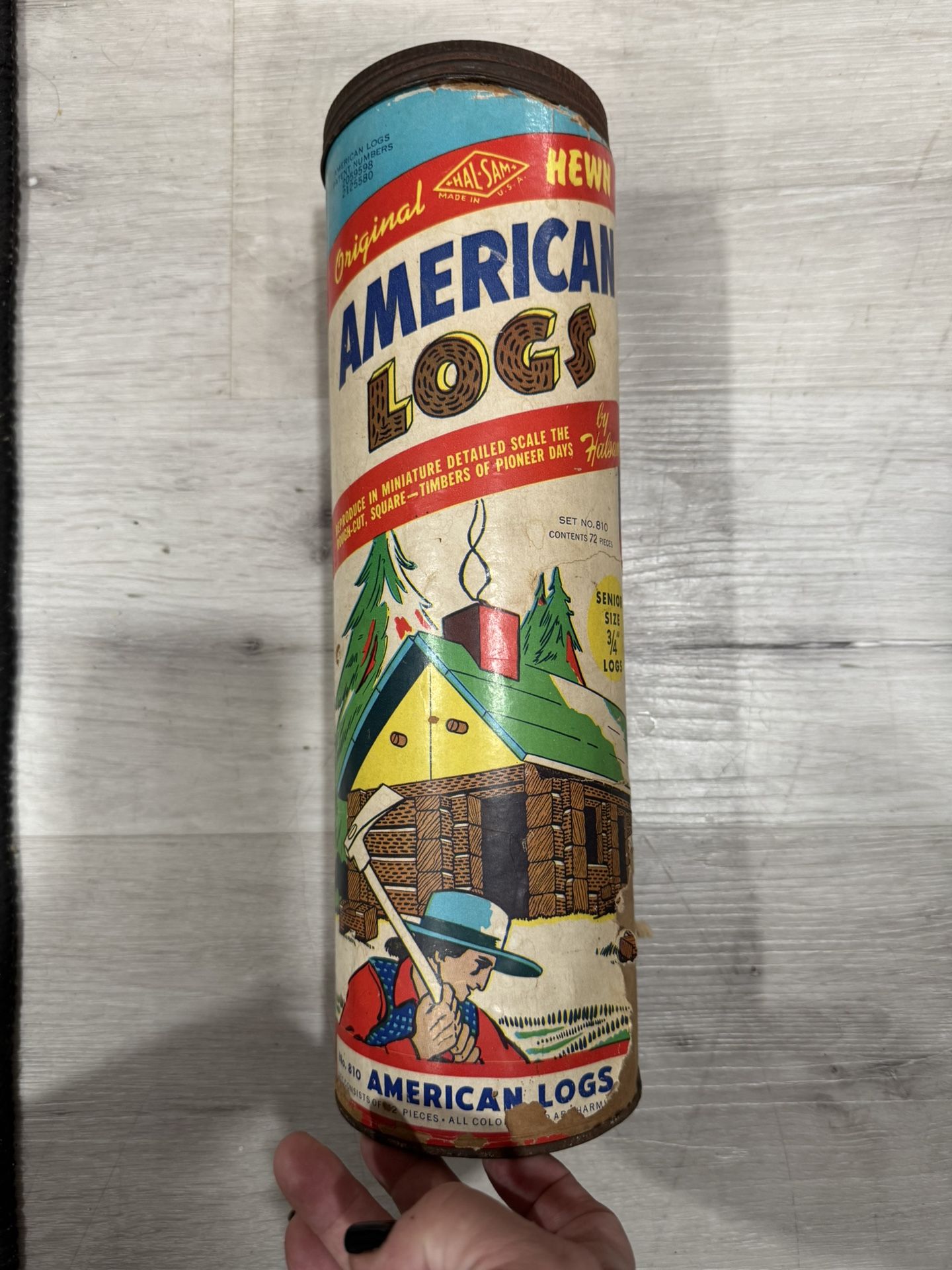 Vintage American Logs Set No.810