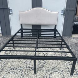 New Queen Size Headboard And Platform Bed Frame 