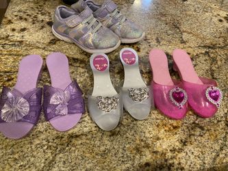 Size 11 girl shoes and dress up shoes