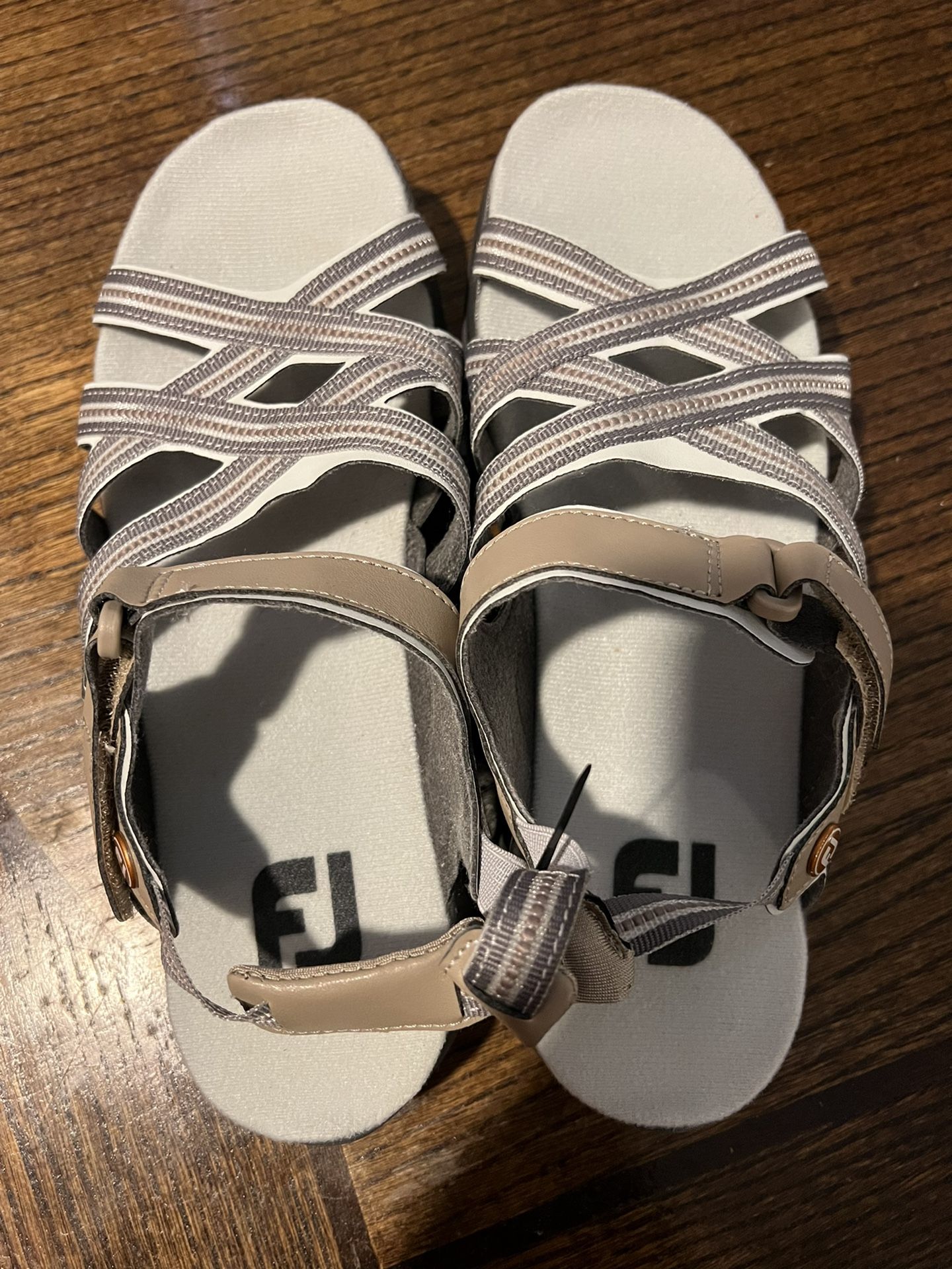 Footjoy Golf Womens Golf Flip Flops With Spikes Brand New Foot Joy