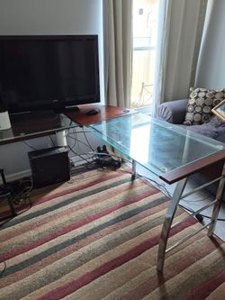 Desk and chair