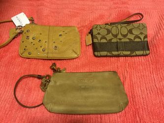 Coach wristlets (authentic)