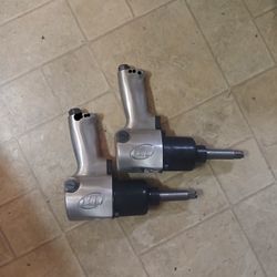 Two Ingersoll Rand 1/2in Super Duty Impact Wrench With Extended Anvil