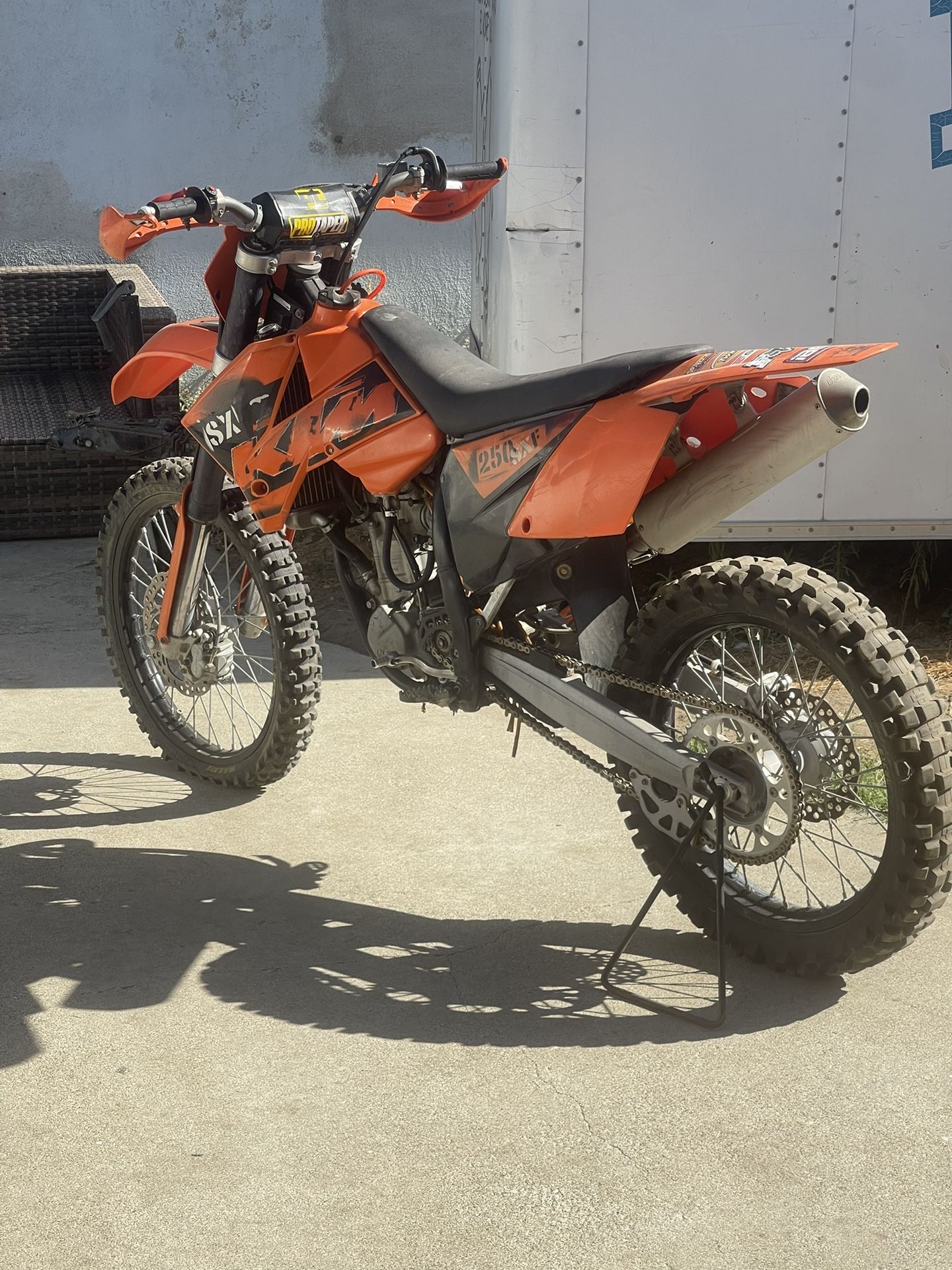 Guide chaine KTM 250 SXF 2007 - OLD MX