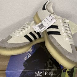 Kith x Adidas x Clark's 8th Street Samba Ronnie Fieg Sz 6.5 White Black Kithmas