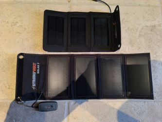 Solar Panels. Perfect For Travel