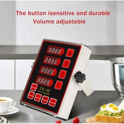 Commercial 4 Channel Kitchen Timers Digital Restaurant Timer Professional