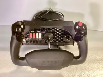 HONEYCOMB AERONAUTICAL Alpha And Bravo Flight Simulator Controllers Plus Logitech Rudder Pedals.