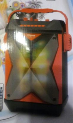 Bluetooth speaker SD card,slot USB port,FM radio,microphone included for karaoke(bosina)