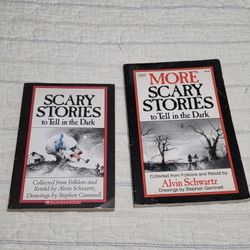 Scary Stories Go Tell in the Dark Books(pls read description)